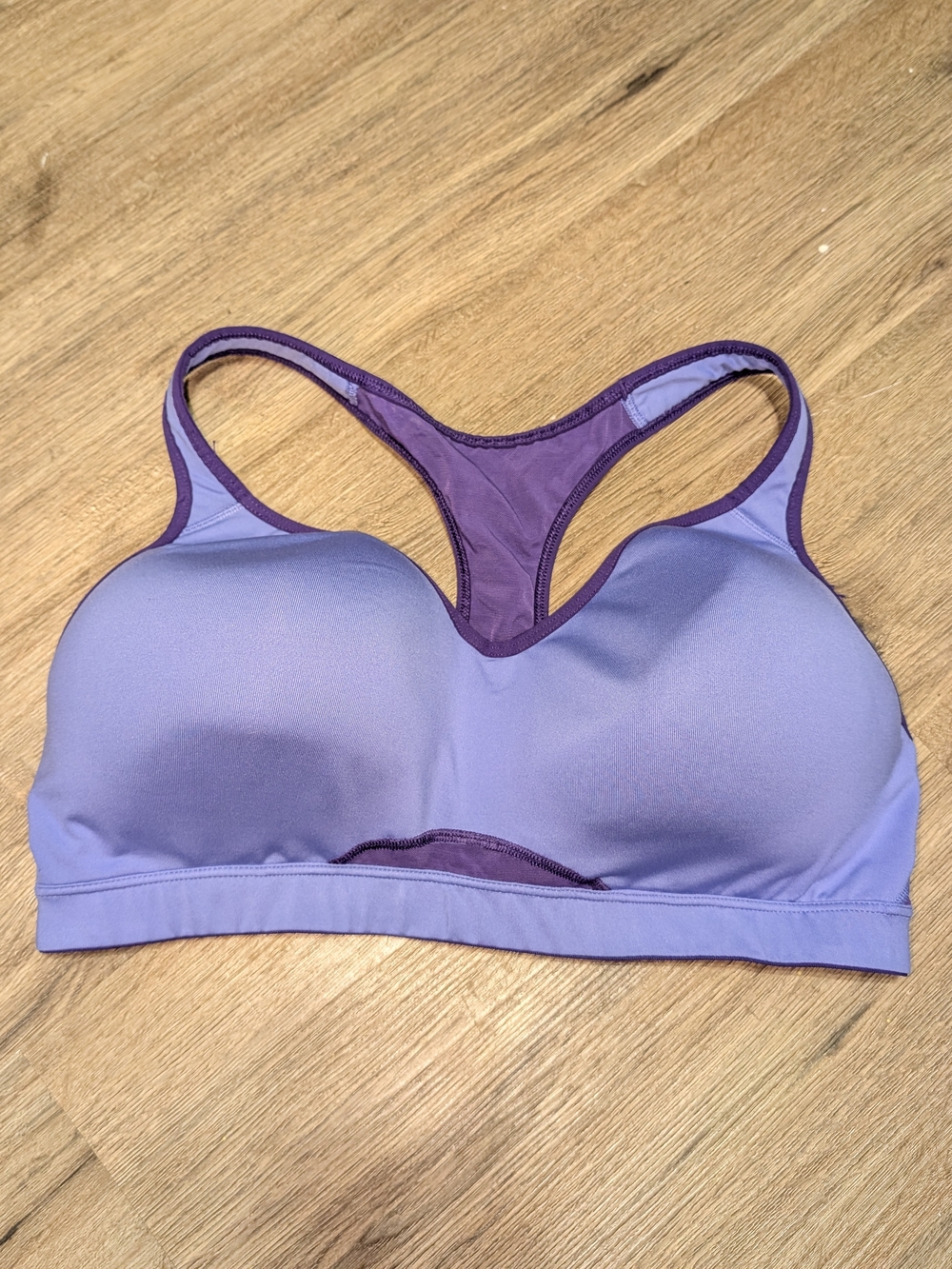 Old Navy 38DD Go Dry Active Racerback High-Support Sports Bra Purple Periwinkle
